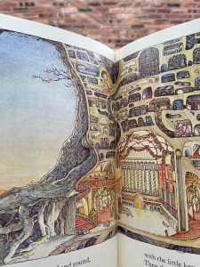 Photo of illustration of The Secret Staircase in the Brambly Hedge Treasury