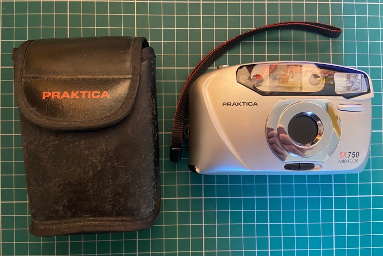 my probably knackered praktica camera and its case